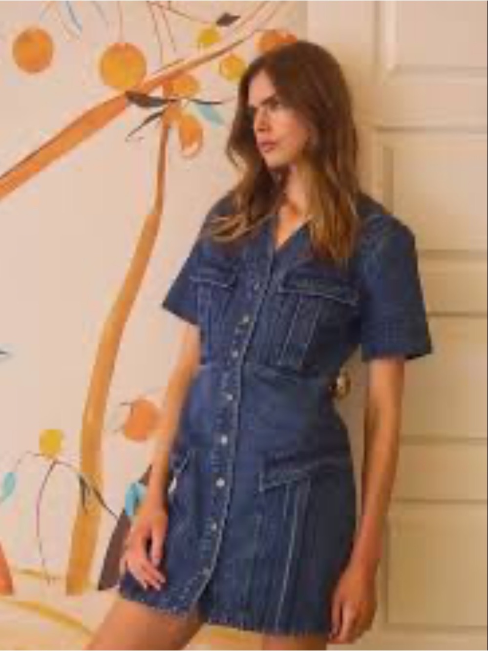 NWT Hunter Bell Gwen Dress in Harbor Denim Size 4